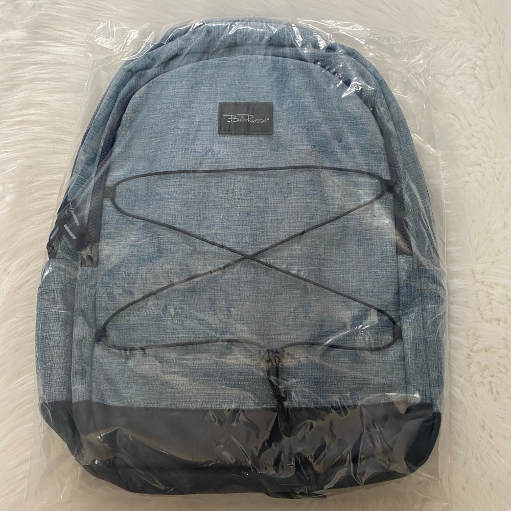 NWT-Bella Russo Two-Tone Blue Travel Backpack